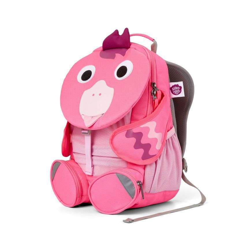Sac à dos ergonomique Affenzahn pour enfants - Flamant rose