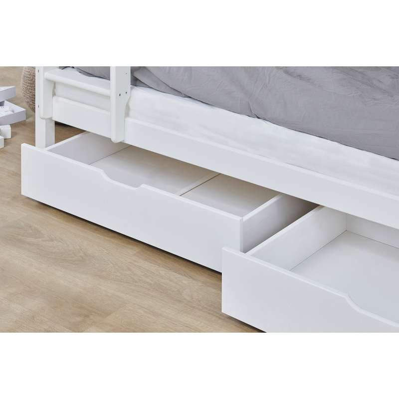 Hoppekids ECO Dream - Lit superposé - 150 cm - 90x200 cm - Blanc