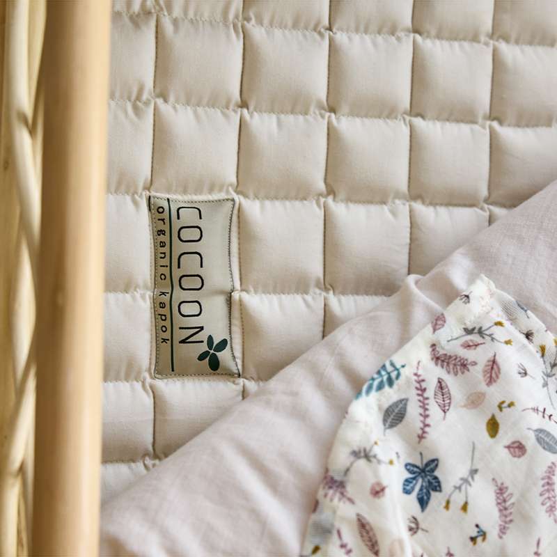Cocoon Company Matelas roulé pour lit de bébé - Kapok - 60x120