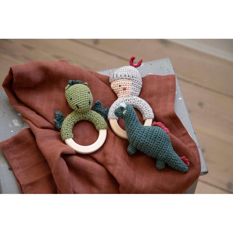 Sebra Hochet Crocheté - Dragon
